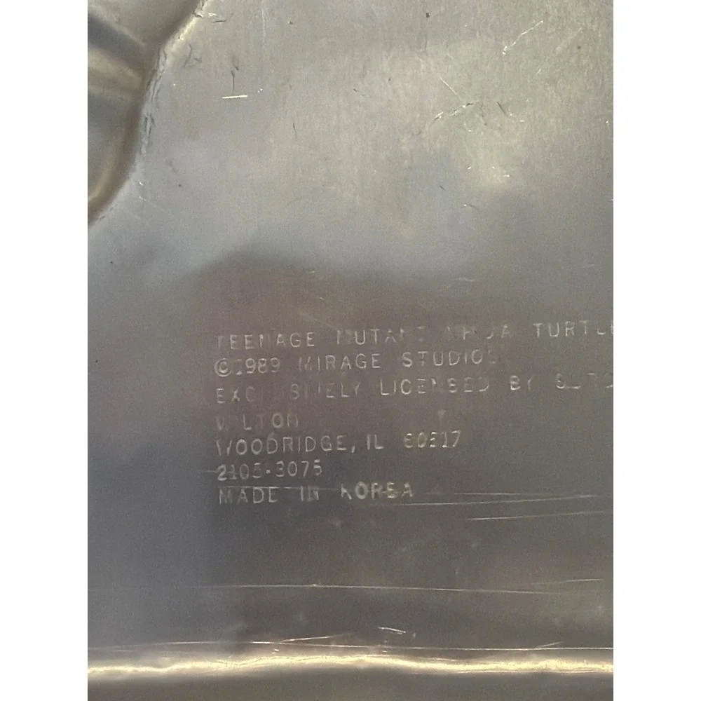 Wilton TMNT Michelangelo Cake Pan‎ 1989 Vintage Ninja Turtles Aluminum 2105-3075